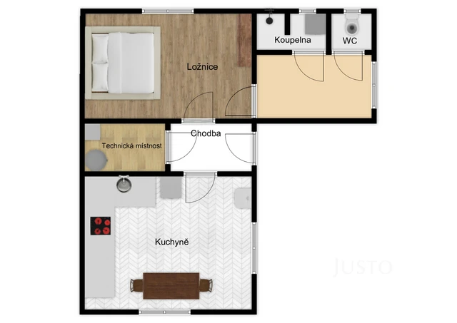 Prodej rodinného domu 51 m² s pozemkem 957 m²