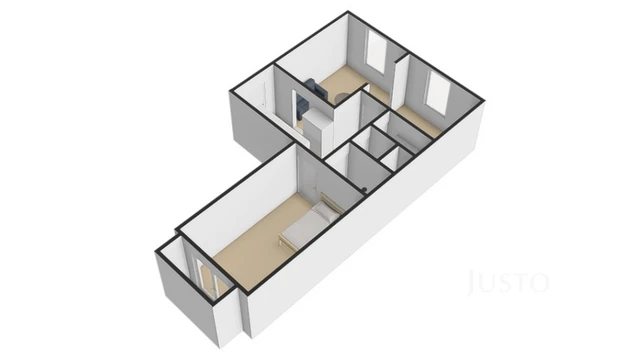 Prodej 2+kk 57 m² + balkón 2 m²