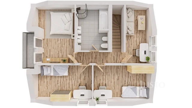 Prodej rodinného domu 141 m² s pozemkem 385 m² + terasa 7 m² + balkón 4 m²