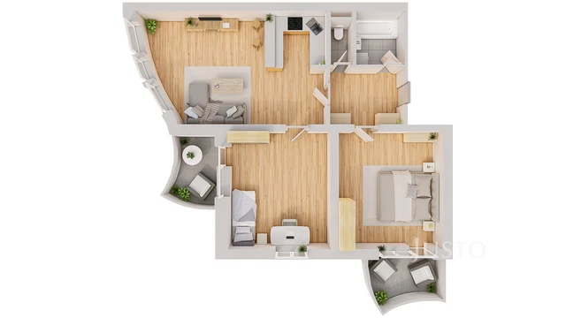 Prodej 3+kk 78 m² + balkón 10 m²