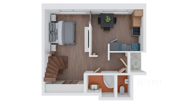 Prodej bytu 1+kk, 42m2, Šmeralova, Třeboň