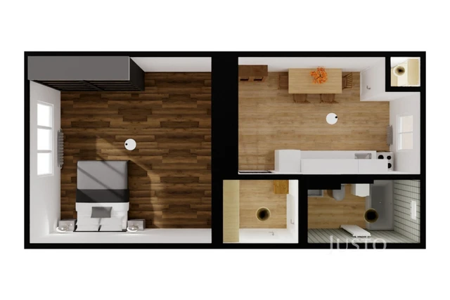 Prodej 1+1 42 m² + parkování