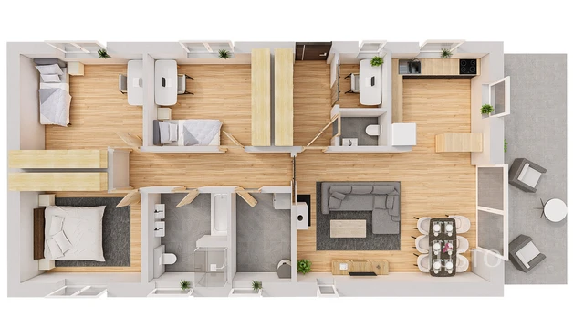 Prodej rodinného domu 109 m² s pozemkem 625 m² + terasa 25 m²