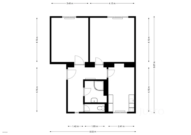 Prodej 2+1 56 m²