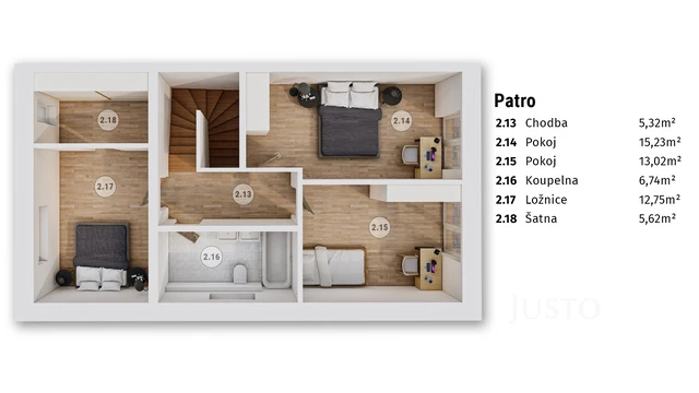 Prodej 4+kk 132 m² + zahrada 334 m² + terasa 13 m² + garáž