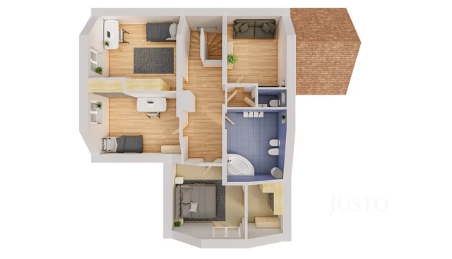 Prodej rodinného domu 185 m² s pozemkem 1180 m² + terasa 16 m² + balkón 1 m²