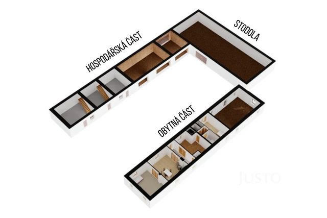 Prodej rodinného domu 223 m² s pozemkem 2440 m²