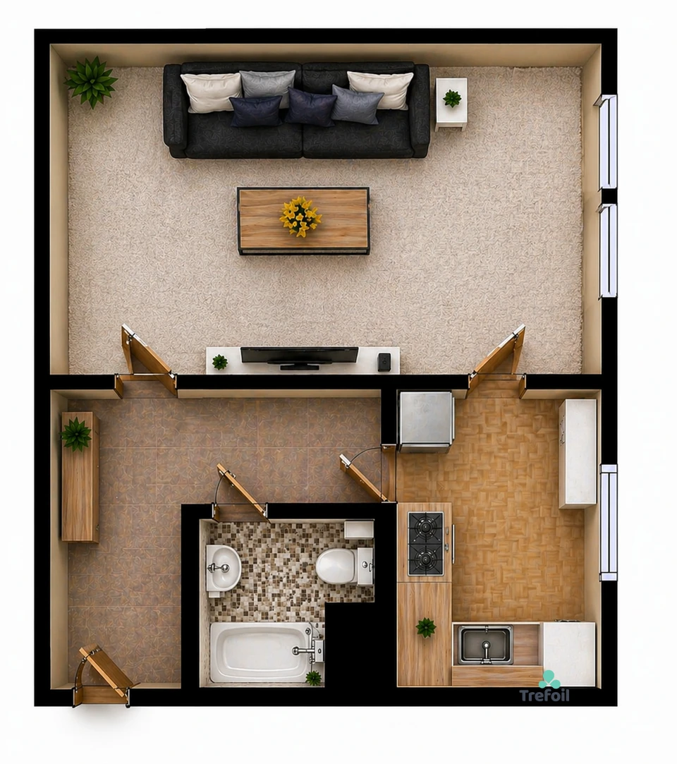 Prodej 1+1 39 m² – fotografie 3