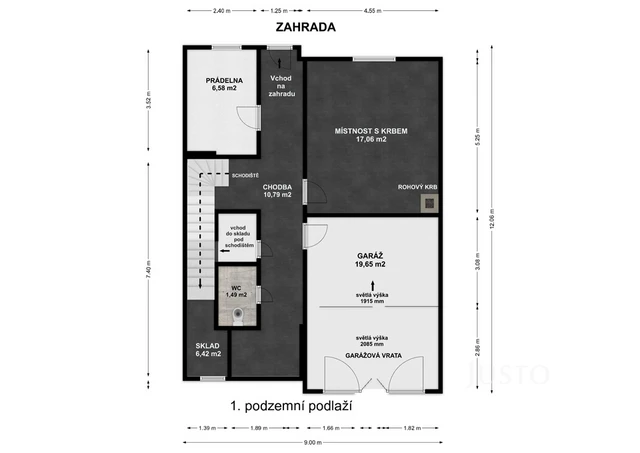 Prodej rodinného domu 225 m² s pozemkem 269 m² + terasa + balkón