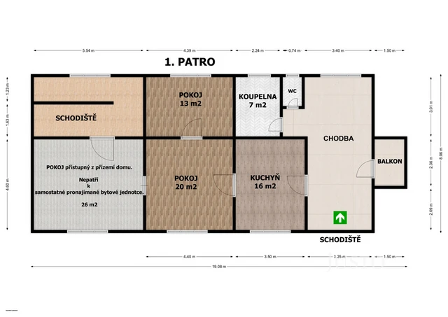 Prodej rodinného domu 240 m² s pozemkem 3729 m² + balkón