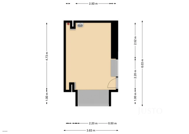 Pronájem obchodních prostor 37 m² s pozemkem 596 m²