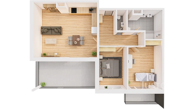 Prodej 3+kk 93 m² + terasa 20 m² + balkón 5 m²