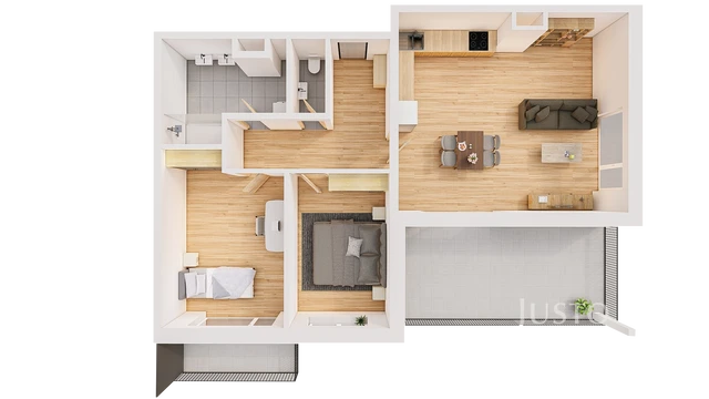 Prodej 3+kk 94 m² + terasa 20 m² + balkón 5 m²