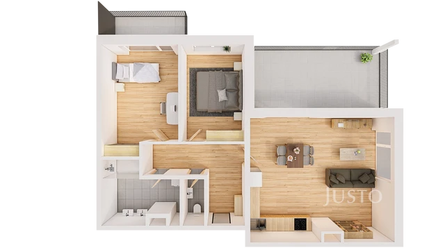 Prodej 3+kk 94 m² + terasa 20 m² + balkón 5 m²