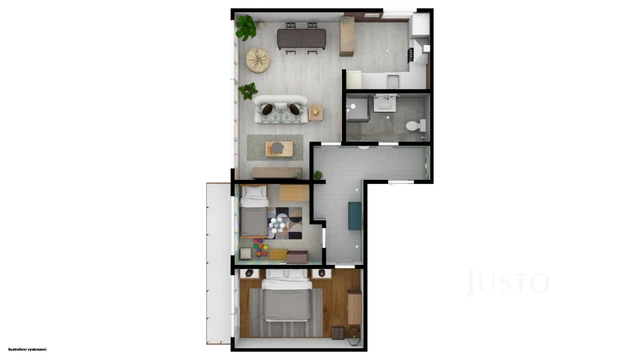 Prodej 3+1 65 m² + lodžie 7 m²