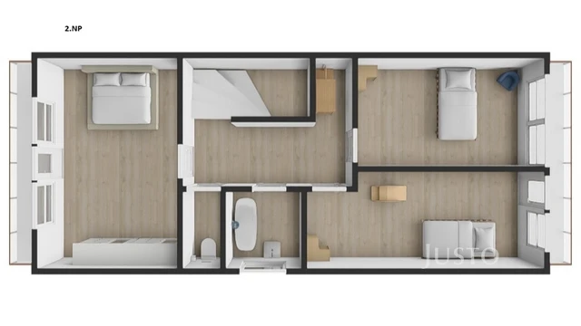 Prodej rodinného domu 109 m² s pozemkem 382 m² + terasa 16 m²