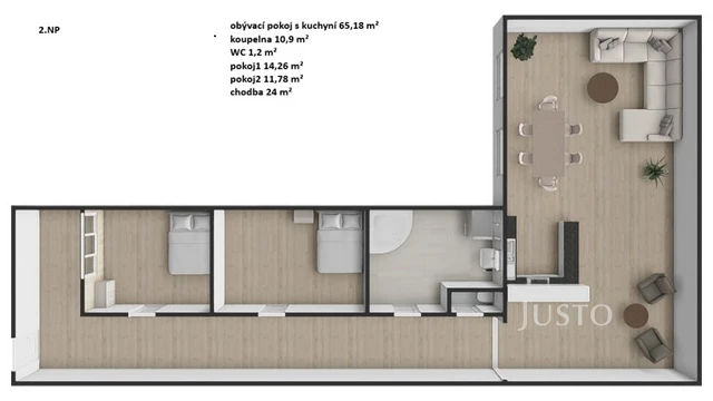 Prodej rodinného domu 250 m² s pozemkem 536 m² + terasa 12 m²