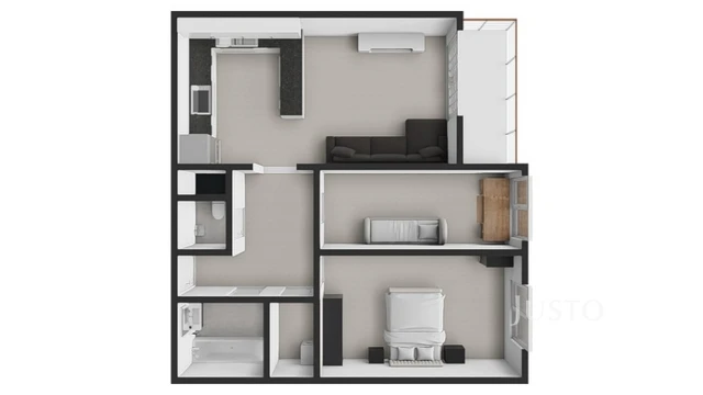 Prodej 3+kk 51 m² + terasa 3 m² + parkování