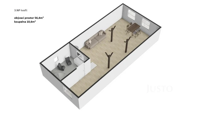 Prodej rodinného domu 261 m² s pozemkem 706 m² + terasa 19 m²