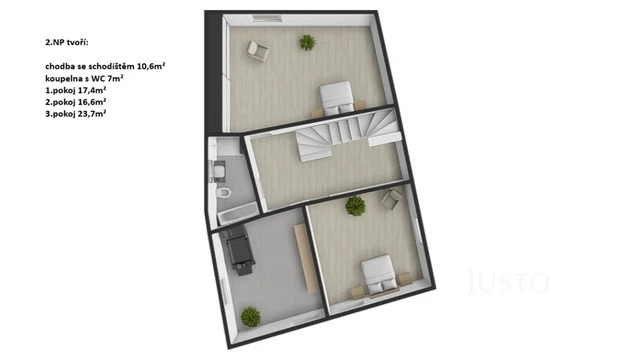 Prodej 4+kk 128 m² + terasa 12 m² + garáž