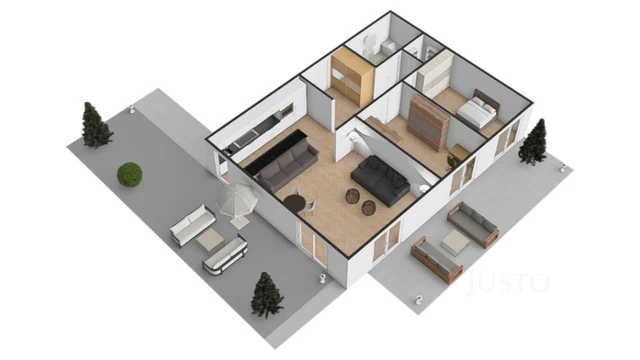 Pronájem 3+kk 105 m² + terasa 100 m² + garáž