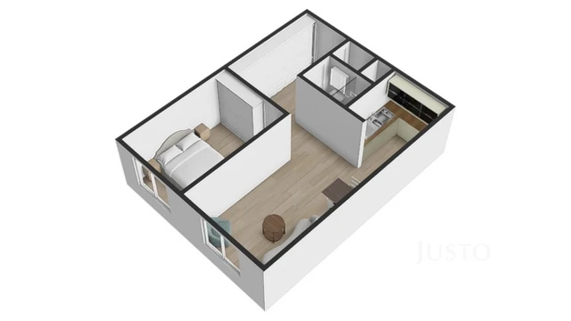 Pronájem 2+kk 43 m²