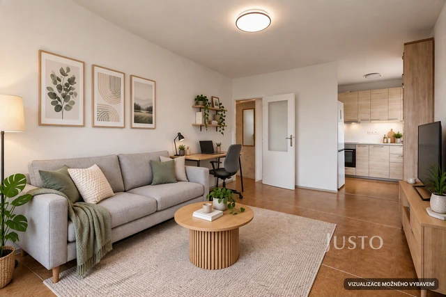 Pronájem 2+kk, 42 m², Nevanova, Praha 17 - Řepy