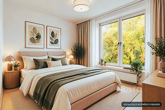 Pronájem 2+kk, 53 m² + terasa + garáž, V Jehličí, Praha 4 - Krč