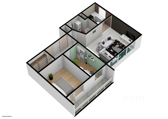 Pronájem 3+1 (+lodžie+komora), 74 m², V Zápolí, Praha 4 - Michle