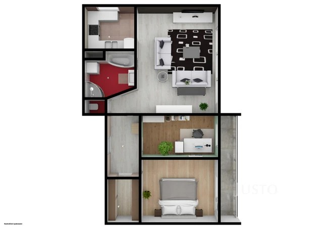 Pronájem 3+1 (+lodžie+komora), 74 m², V Zápolí, Praha 4 - Michle