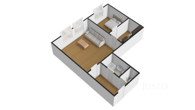 Pronájem 2+kk 46 m² + parkování