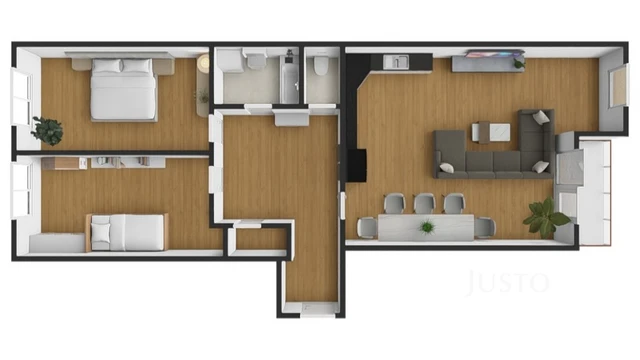 Prodej 3+kk 80 m² + lodžie 3 m² + parkování