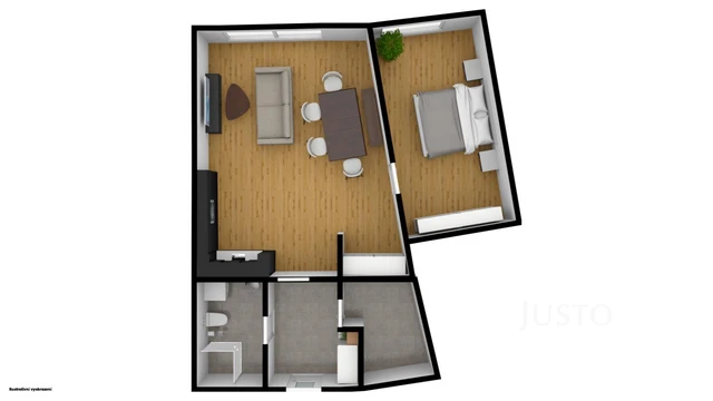 Pronájem luxusního 2+kk, 64 m², Na Parkáně, Beroun