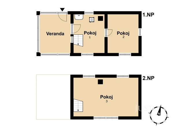 Prodej chaty 56 m² s pozemkem 201 m²