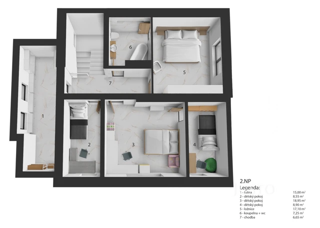 Prodej rodinného domu 213 m² s pozemkem 489 m² + terasa 36 m²
