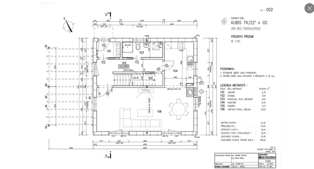 Prodej rodinného domu 117 m² s pozemkem 1389 m²