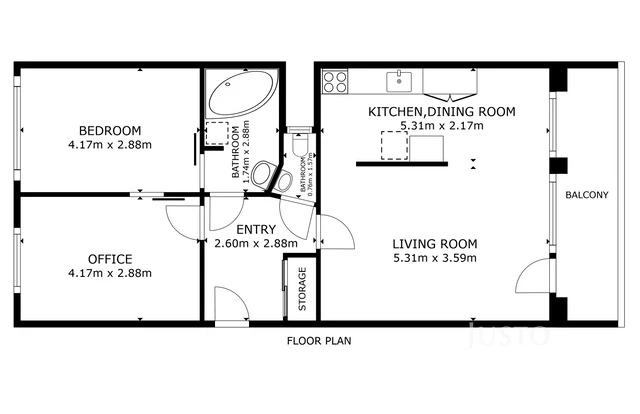 Prodej 3+kk 70 m² + lodžie 6 m²