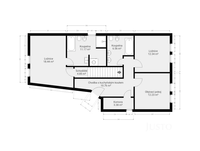 Prodej rodinného domu 206 m² s pozemkem 351 m²
