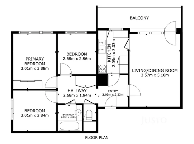 Prodej 4+1 73 m² + lodžie 7 m²