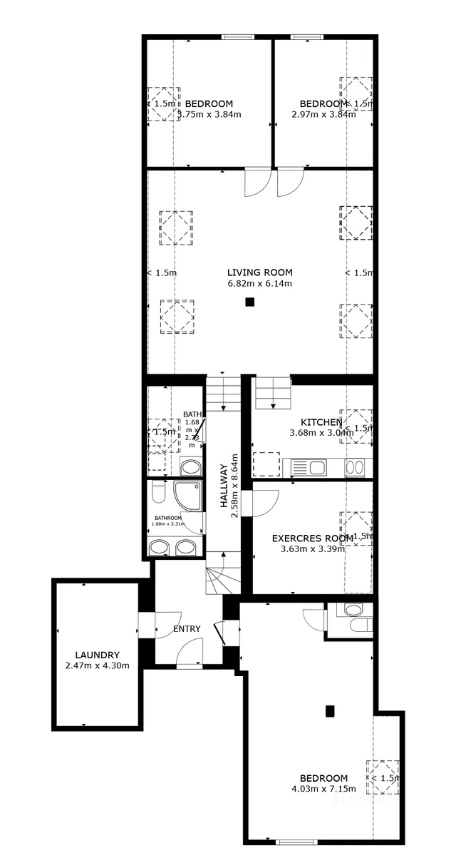 Prodej kanceláří 250 m² s pozemkem 1168 m²