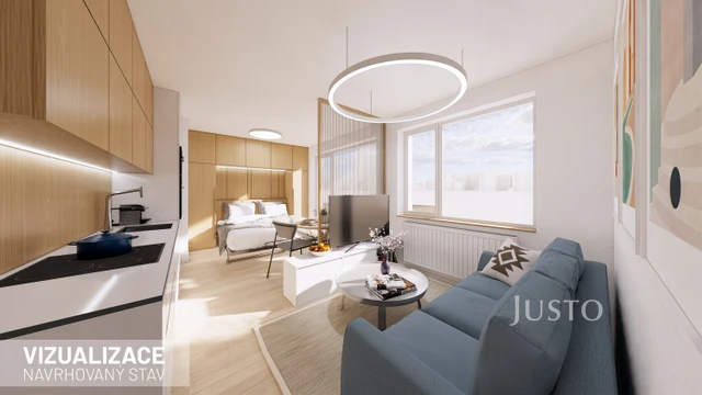 Prodej garsoniéry 30 m² + balkón 4 m²