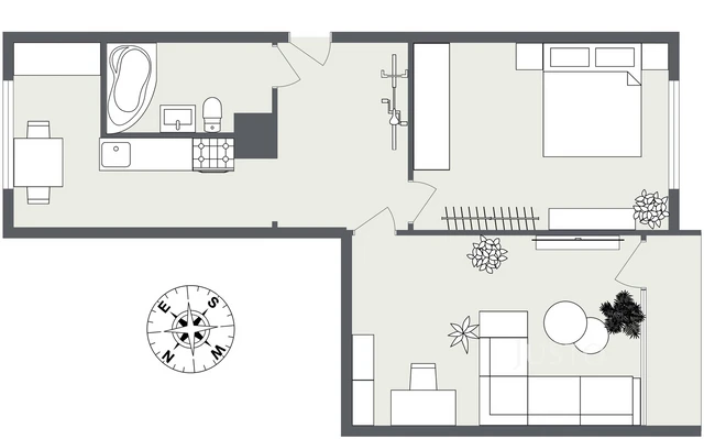 Prodej 2+1 58 m² + lodžie 3 m²