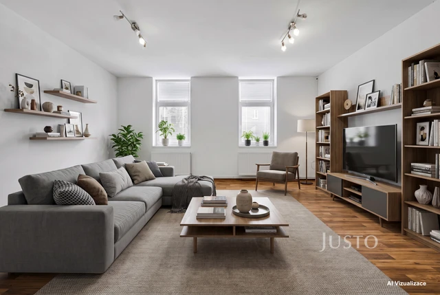 Prodej 1+1 56 m² + zahrada 430 m² + parkování