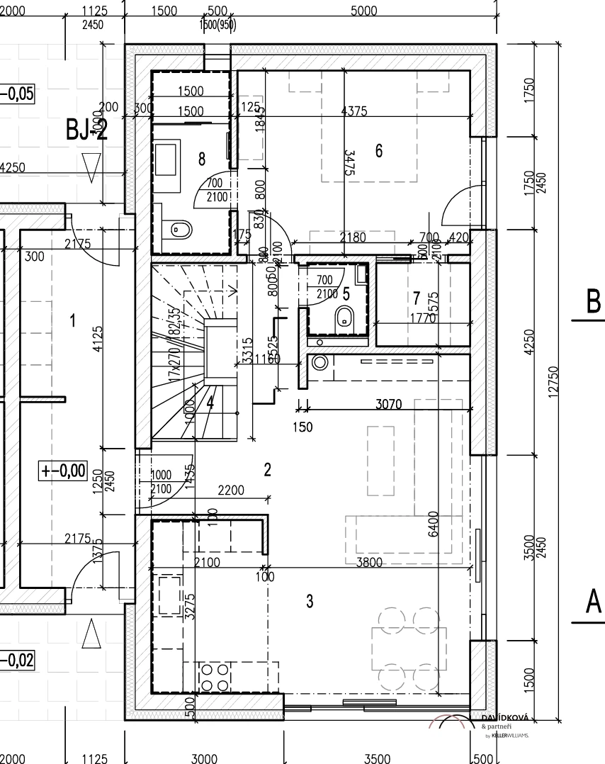 Prodej stavebního pozemku 676 m² se stavebním povolením, pozemek B, Hostouň u Prahy — fotografie 8