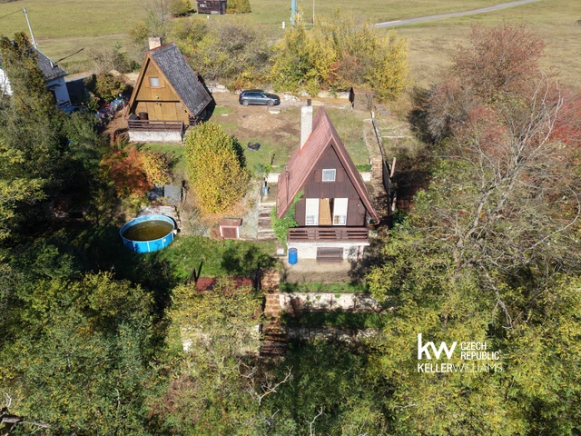 Prodej chaty 57 m² s pozemkem 431 m² + balkón