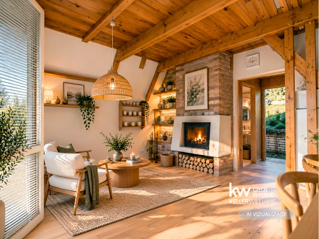 Prodej chaty 57 m² s pozemkem 431 m² + balkón