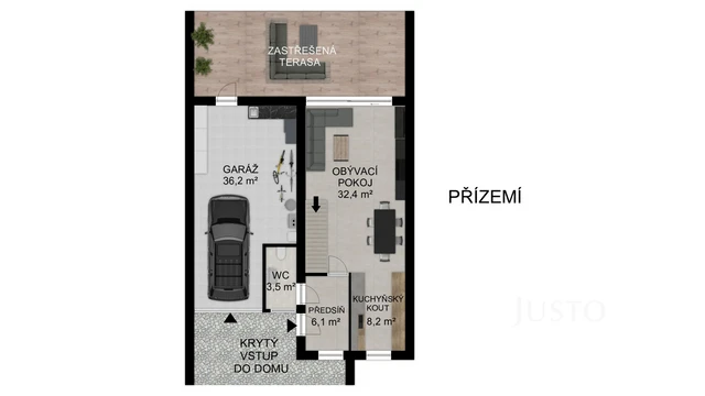 Prodej rodinného domu 173 m² s pozemkem 465 m² + terasa