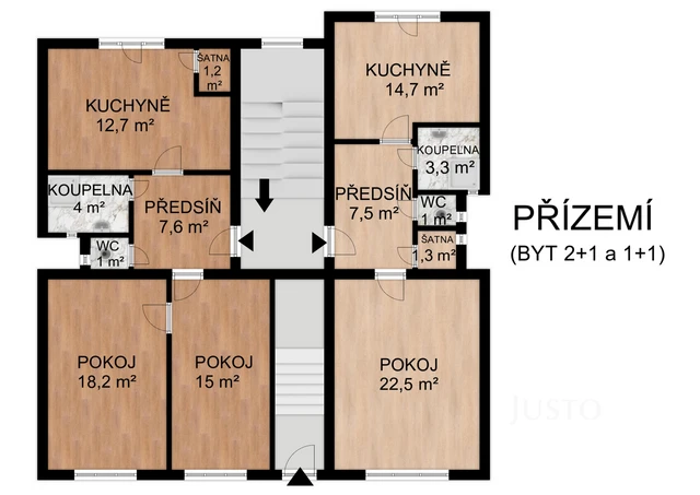 Prodej vícegeneračního domu 454 m² s pozemkem 1145 m² + balkón