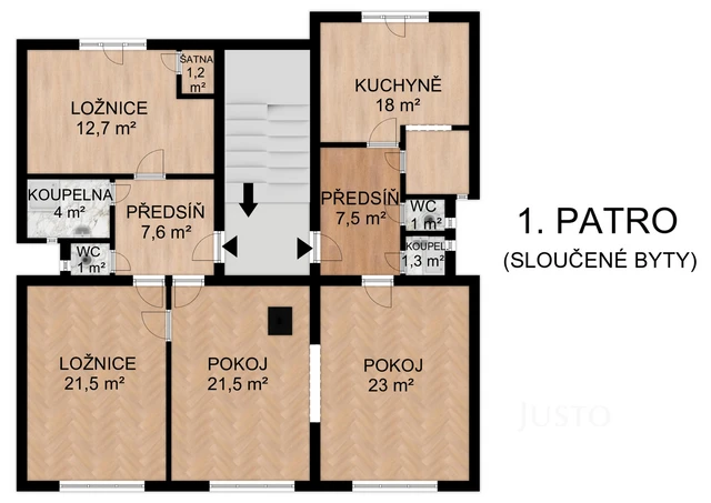 Prodej vícegeneračního domu 454 m² s pozemkem 1145 m² + balkón