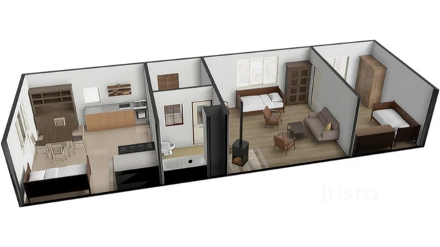 Prodej rodinného domu 64 m² s pozemkem 4501 m²